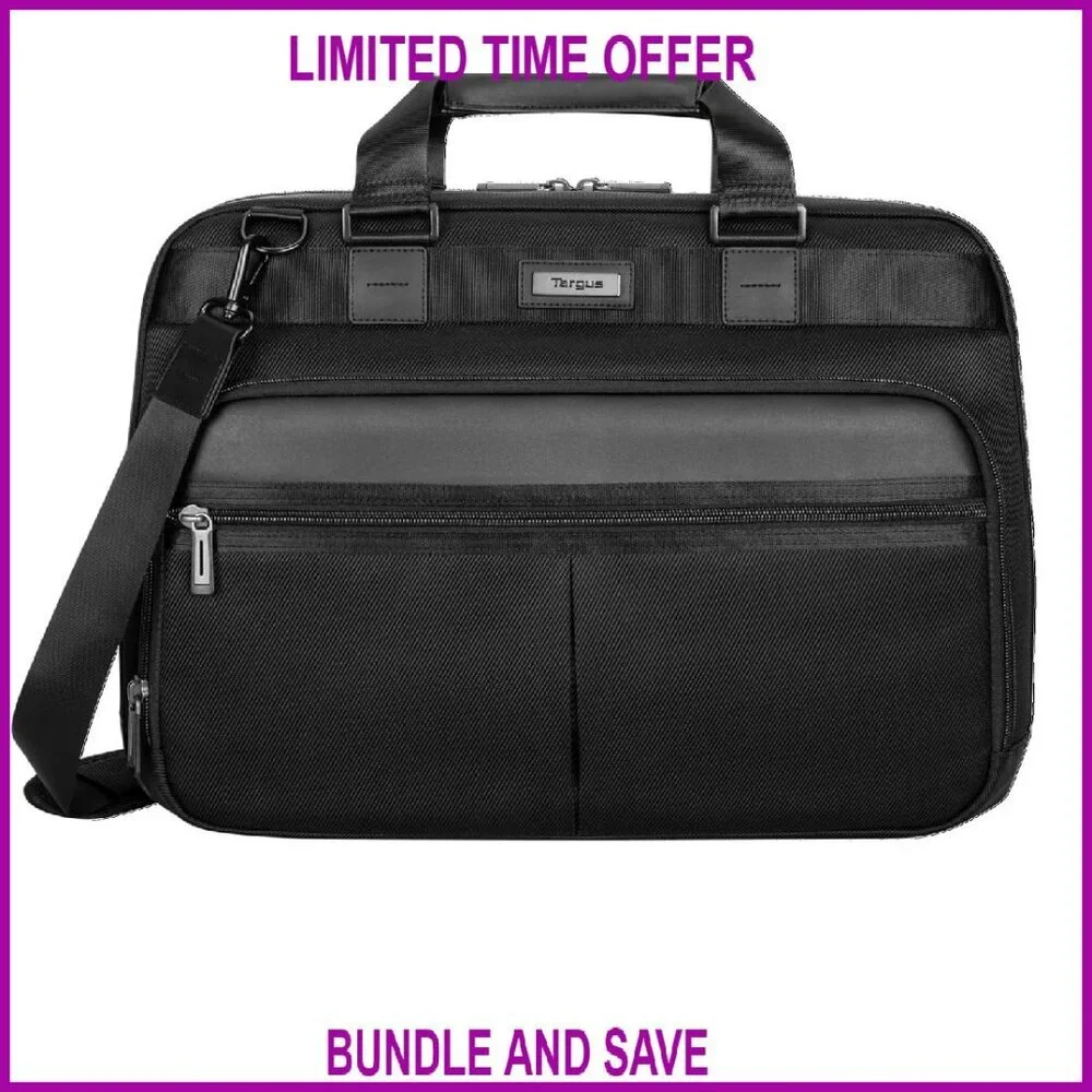 Checkpoint-Friendly Laptop Messenger Bag for 15.4-Inch Devices